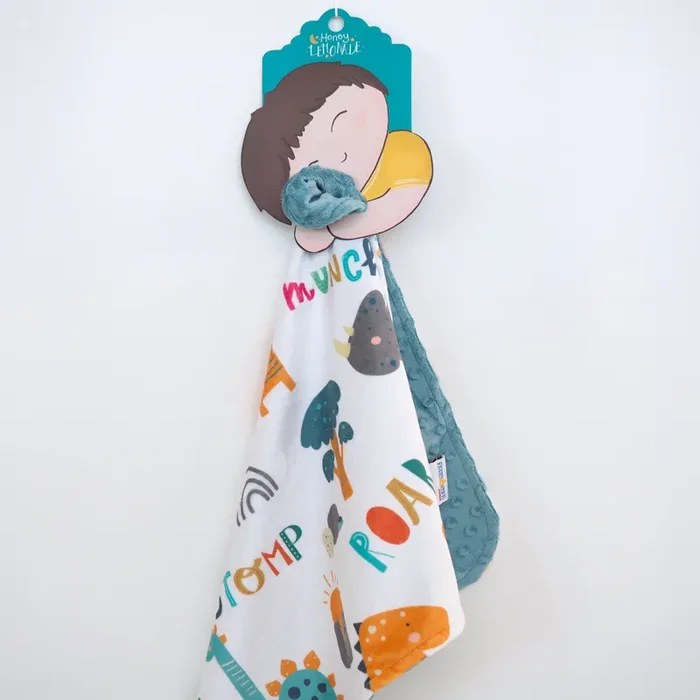 Mini Minky – Dinoland Blue