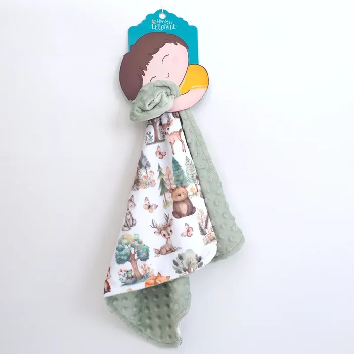 Mini Minky Blanket Woodsy Woodland