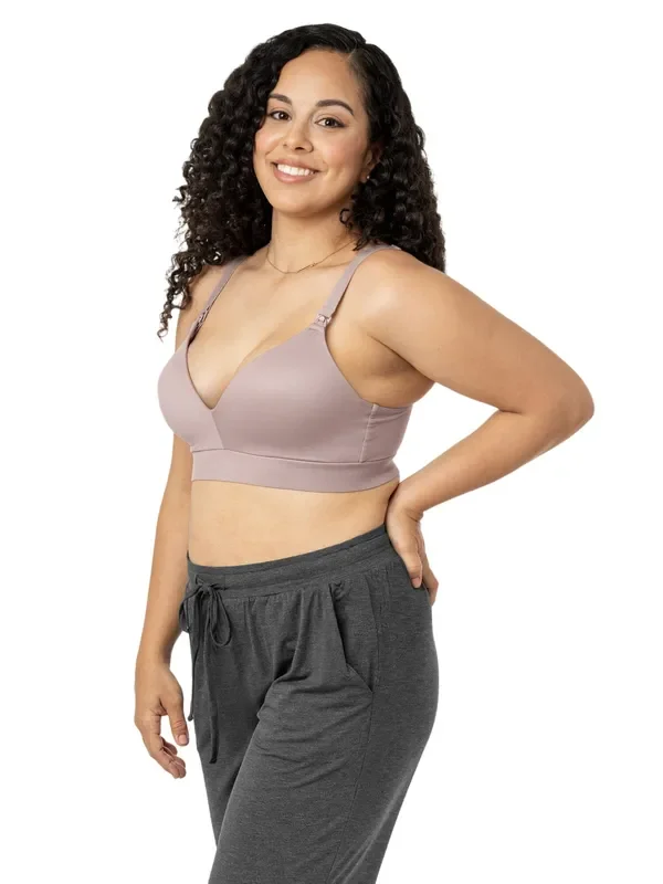 Minimalist Maternity & Nursing Bra | Lilac Stone
