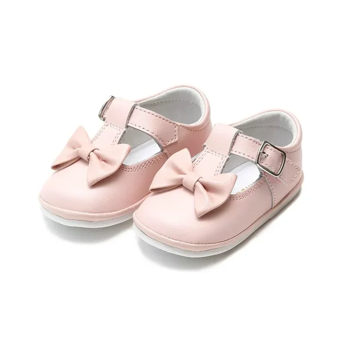 Minnie Bow Leather Mary Jane Pink Shoe