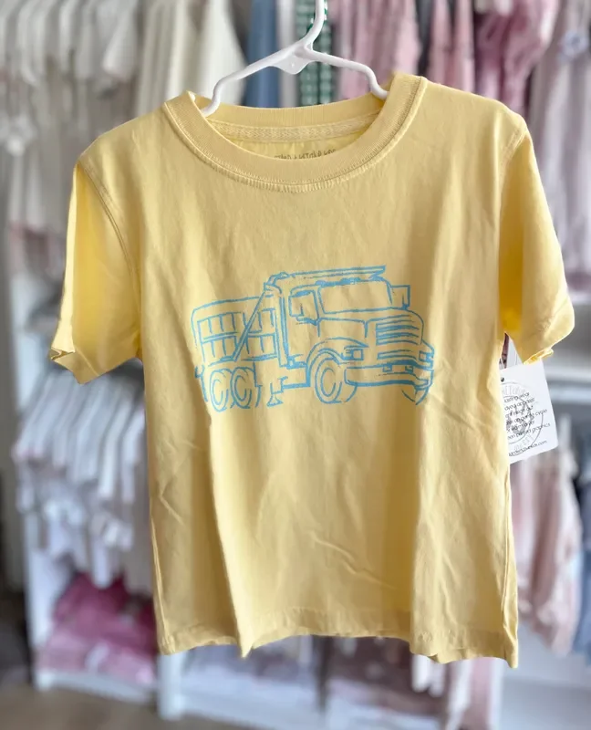 MKK Yellow Dump Truck Tee XS, Small