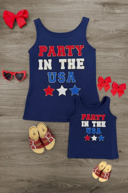 Mom & Me – “Party In The USA ” Tank Top