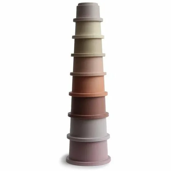 Mushie Stacking Cups – Petal