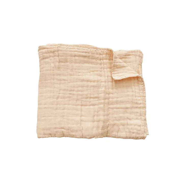 Muslin 6-layer Blanket – Apricot