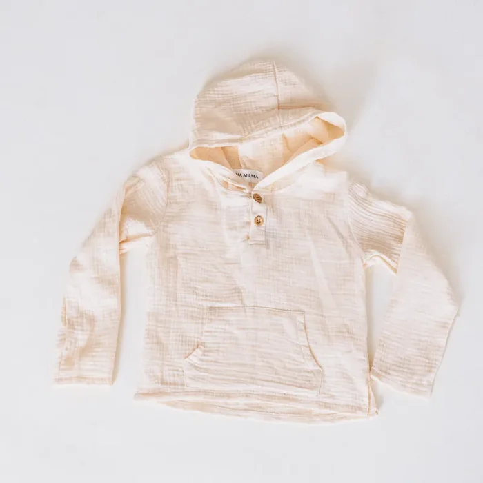 Muslin Hooded Mommy & Son Shirt – Child