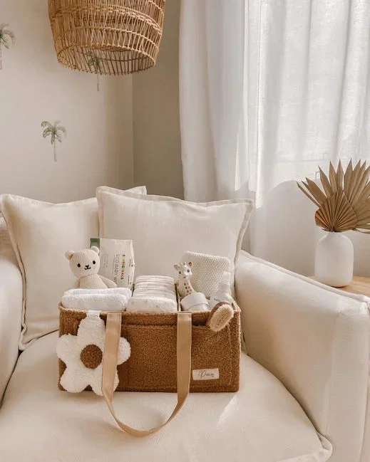 Nappy Caddy Organiser – Teddy Brown