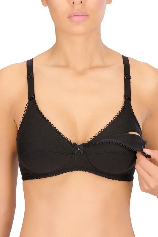 Naturana Nursing Bra, black