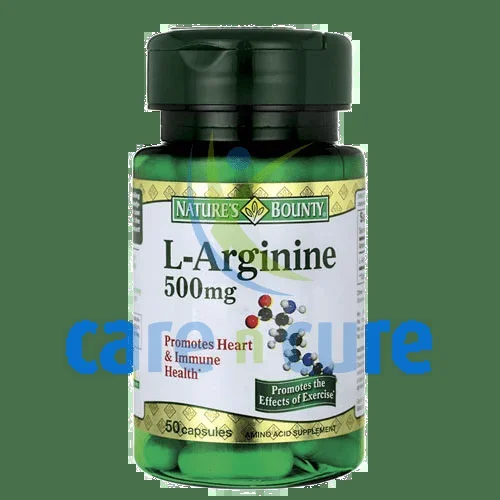 Nature’s Bounty L-Arginine 500mg 50 Capsules