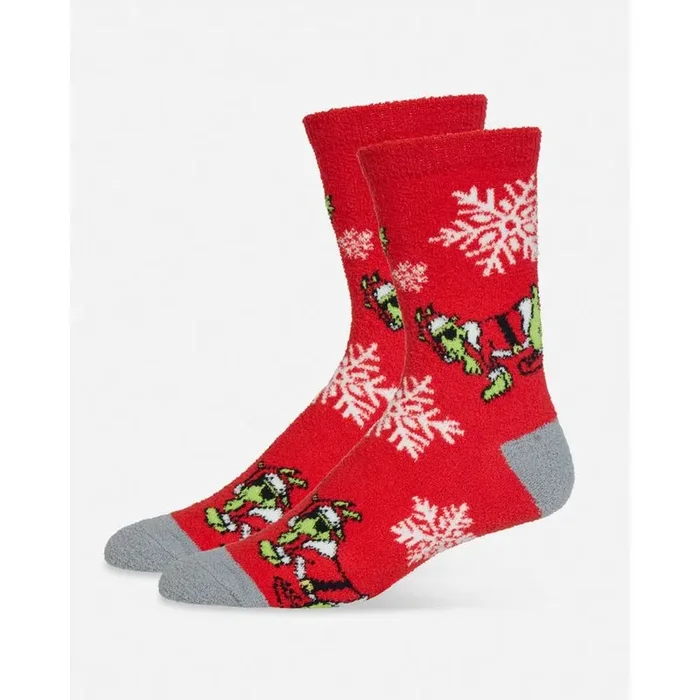 Naughty Santa Fuzzy Socks