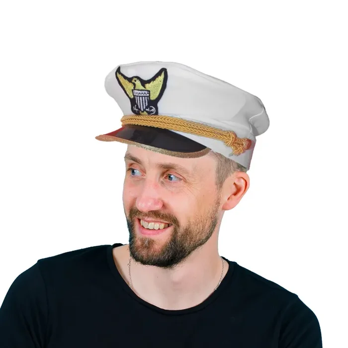 Navy Captain Admiral Hat – Adults