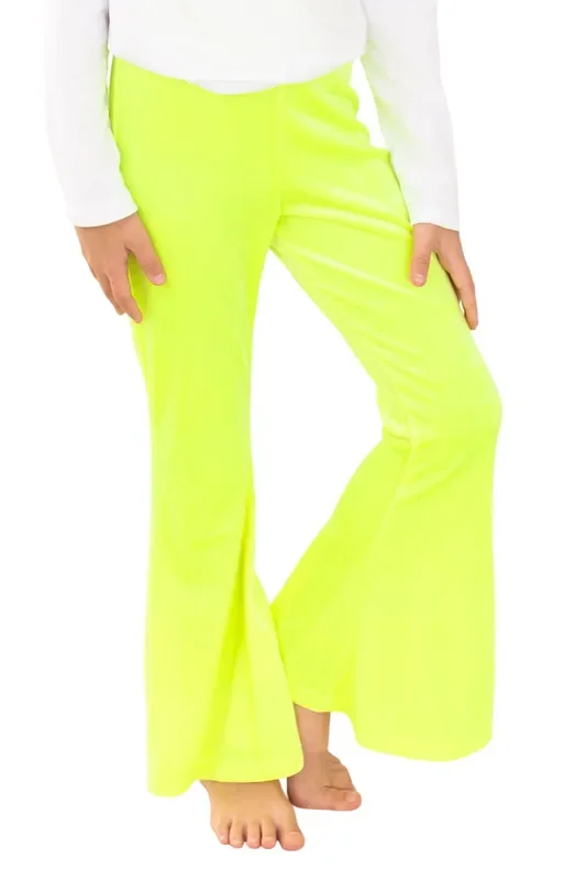 Neon Yellow Velvet Bells