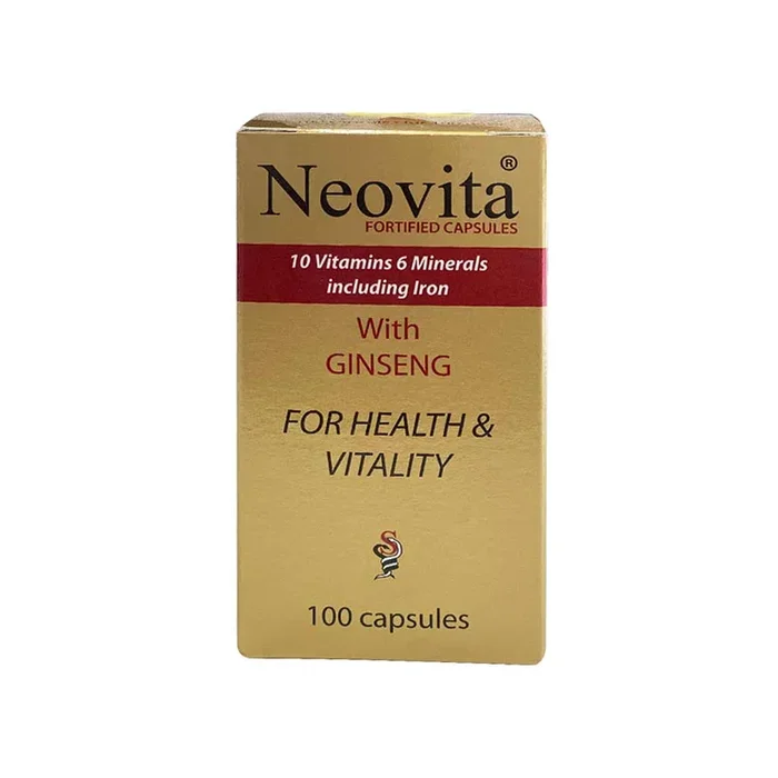 Neovita Vitamins & Minerals With Ginseng Cap 100 Pieces