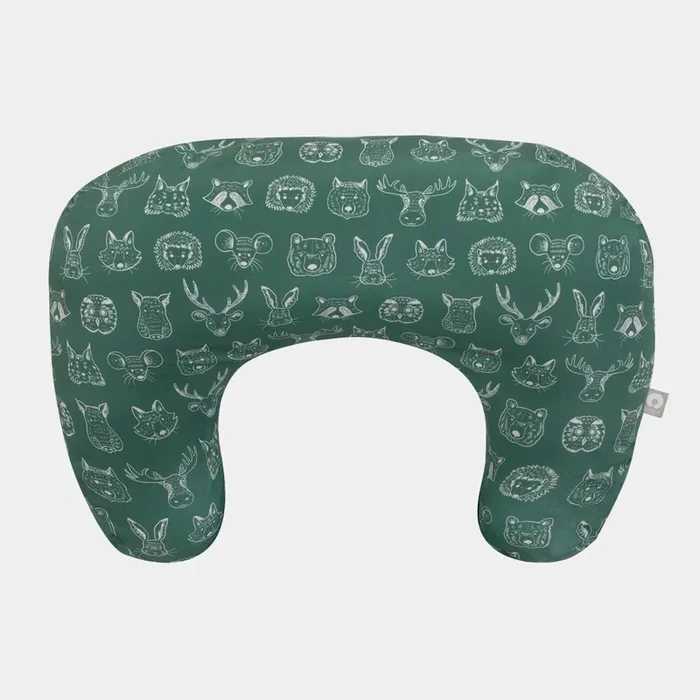 New Boppy Nursing Pillow – Green Forest Animal Sketches