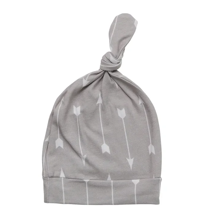 Newborn Top Knot Hat – Arrows