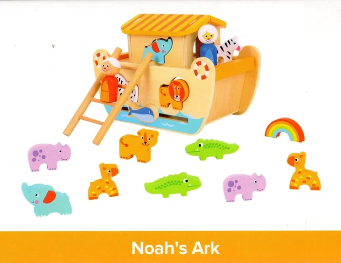 Noah’s Ark Toy Set – Wooden