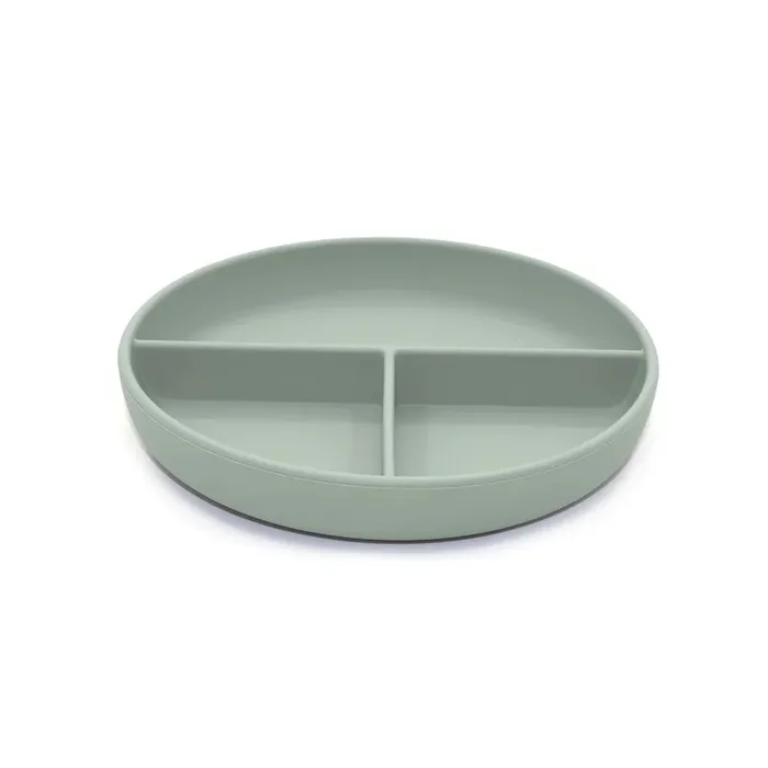 noüka Divided Suction Plate – Leaf