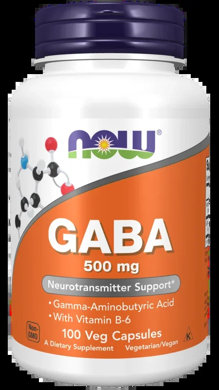 NOW Gaba 500mg Caps 100s