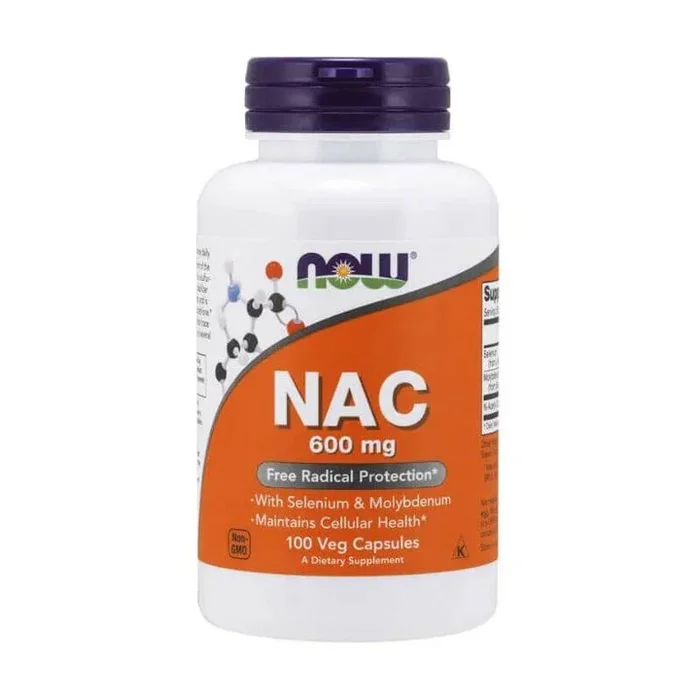 NOW NAC 600mg Capsules 100’s
