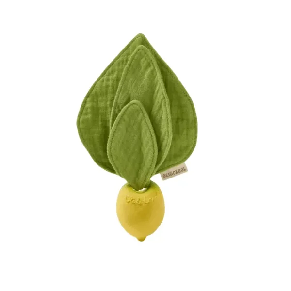 Oli & Carol Lemon Mini Doudou Teether