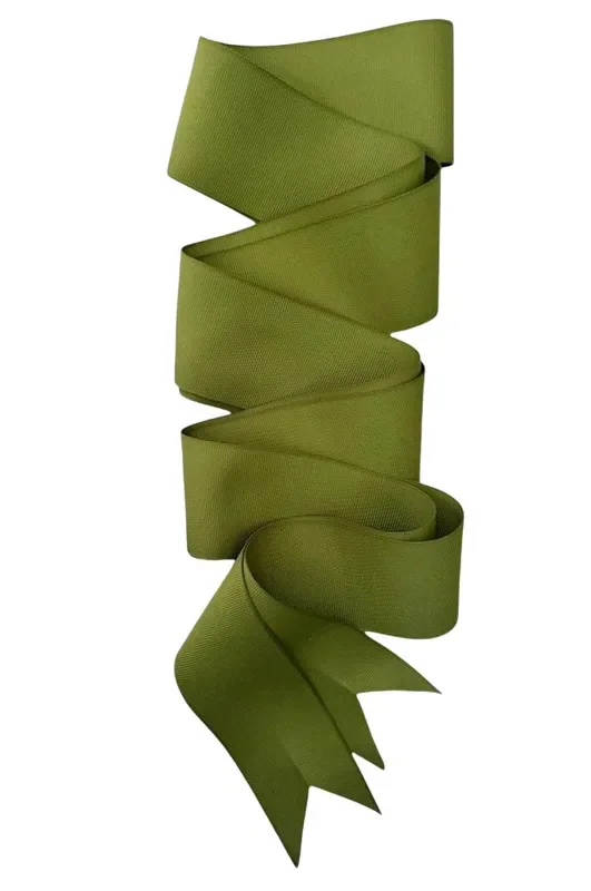 Olive Grosgrain Ribbon – Long
