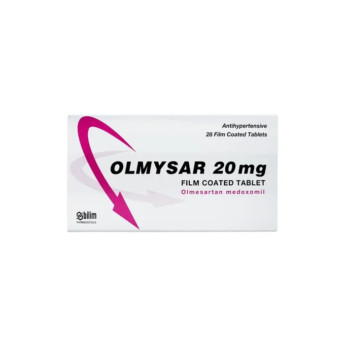 Olmysar 20mg Tablet 28 Pieces