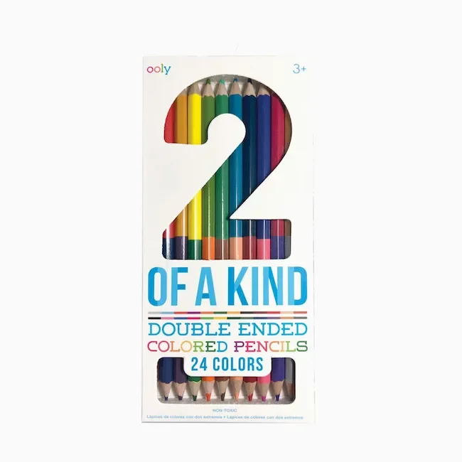Ooly 2 Of A Kind Double-Ended Colored Pencils