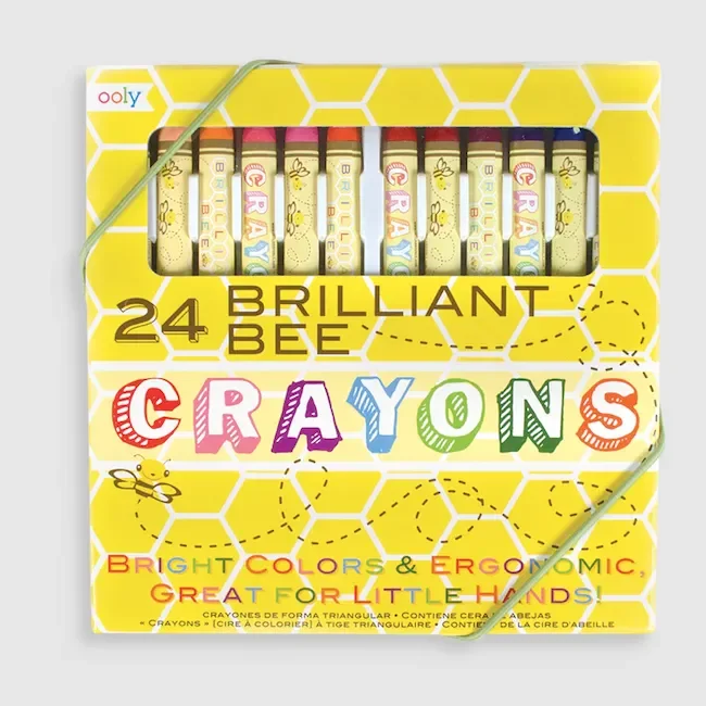 Ooly Brilliant Bee Crayons