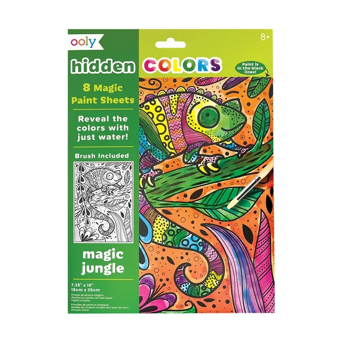 Ooly Hidden Colors Magic Paint Sheets – Magic Jungle