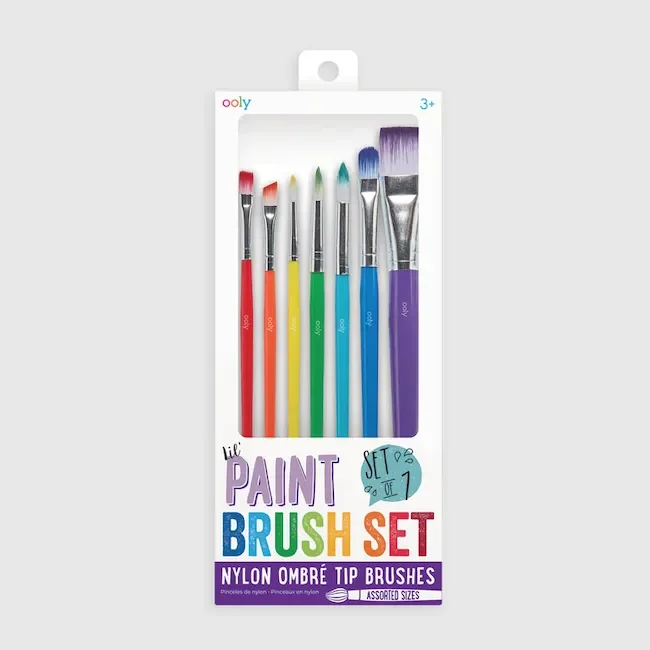 Ooly Lil’ Paint Brushes – Set Of 7