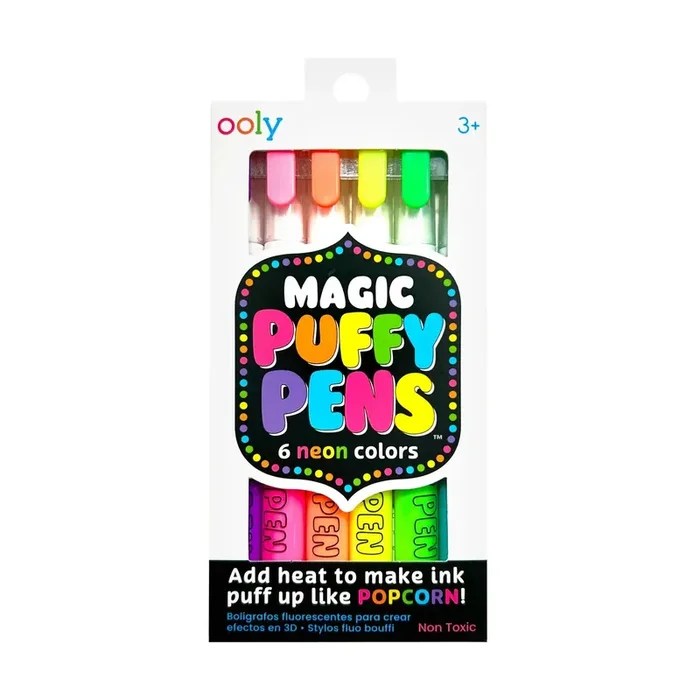Ooly | Magic Neon Puffy Pens