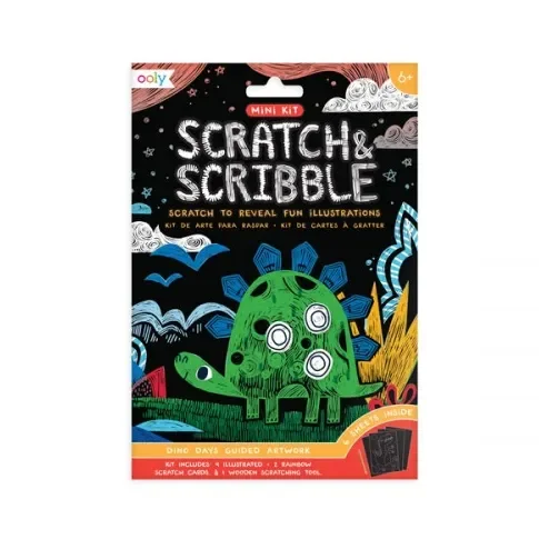 Ooly Mini Scratch And Scribble Art Kits