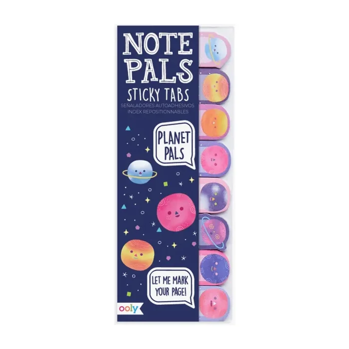 Ooly Note Pads Sticky Tabs- Planet Pals