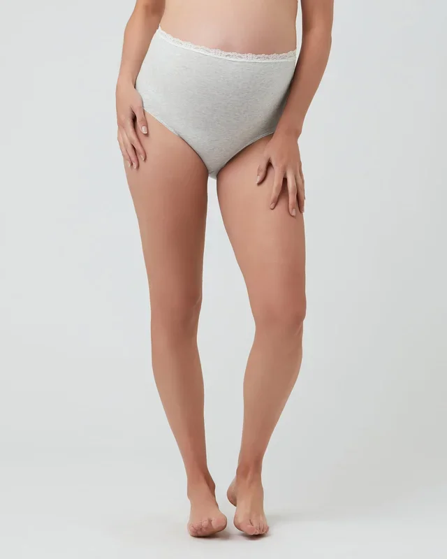 Organic Cotton Full Briefs Silver Marle