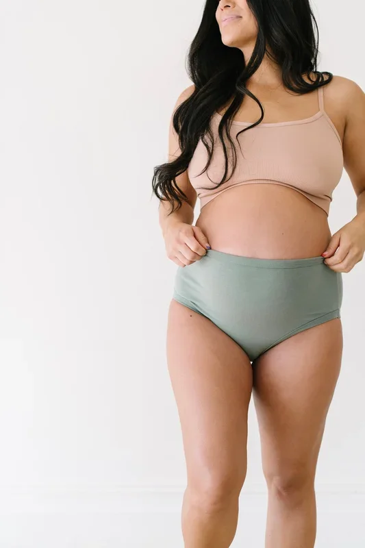 Organic Cotton Highwaisted Brief *FINAL SALE*