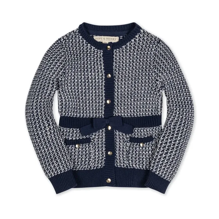 Organic Fancy Tweed Cardigan – Baby
