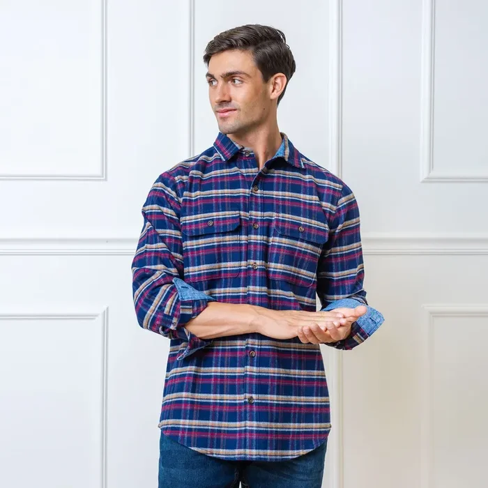 Organic Flannel Double Pocket Shirt