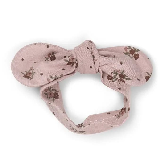 Organic Headwrap – Rose Ditsy