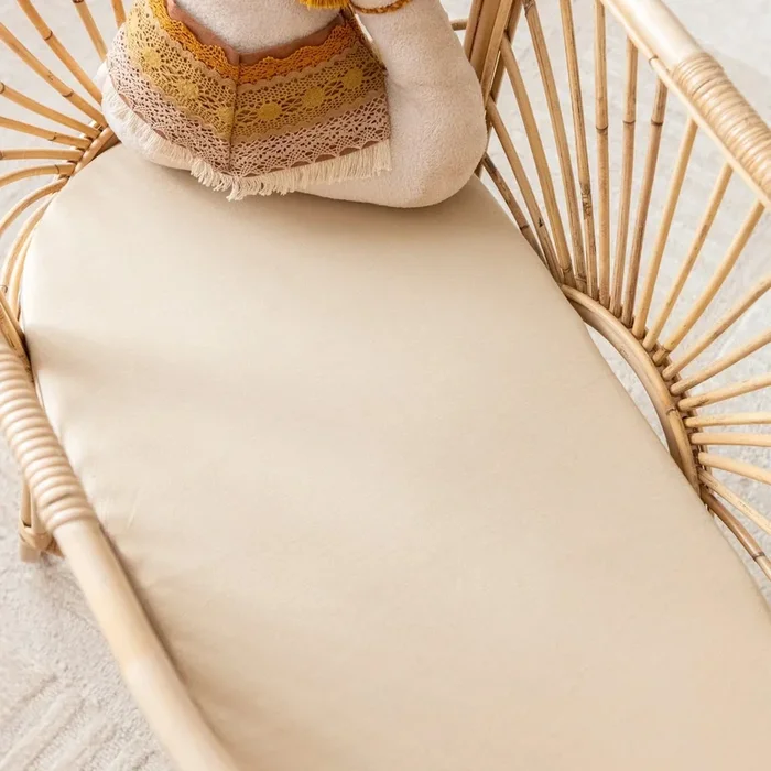 Organic Organic Bassinet Sheet/Change Pad – Oat