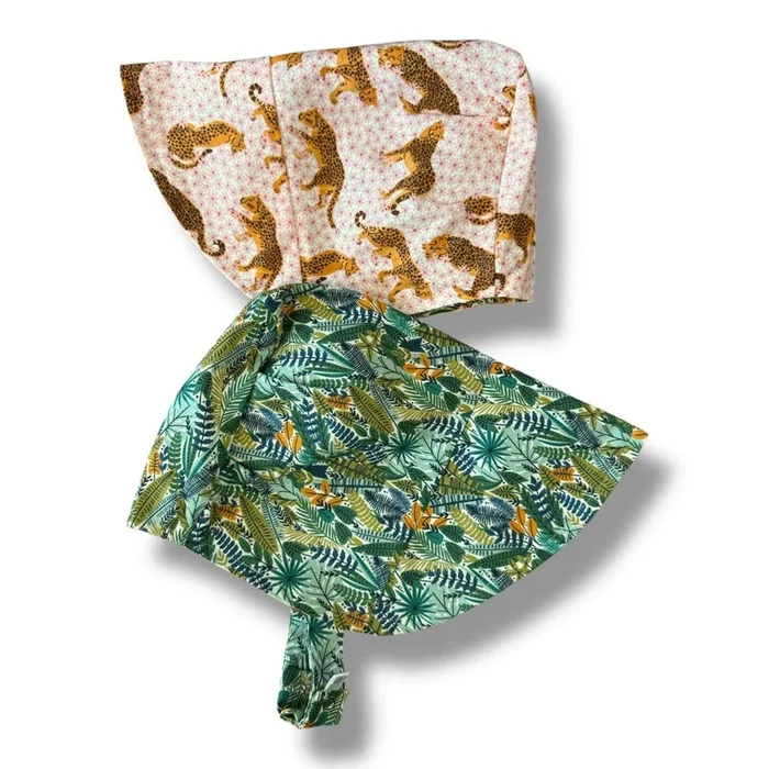 Organic Reversible EcoBonnet Sun Hat – Jungle