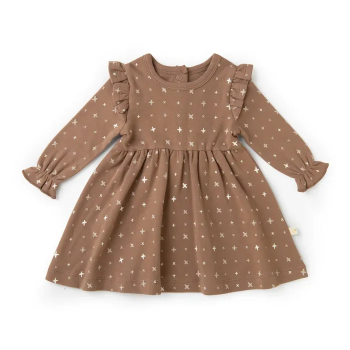 Organic Ruffle Dress – Sparkle