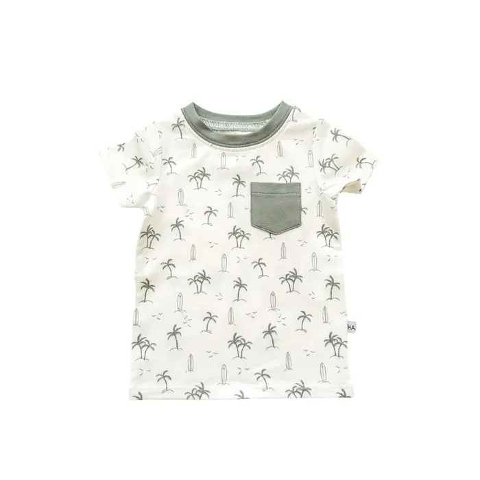Organic Short Sleeve Shirt – Palm Beach