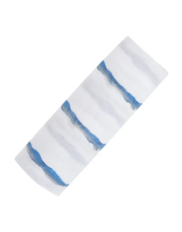 ORGANIC SWADDLE – OCEAN