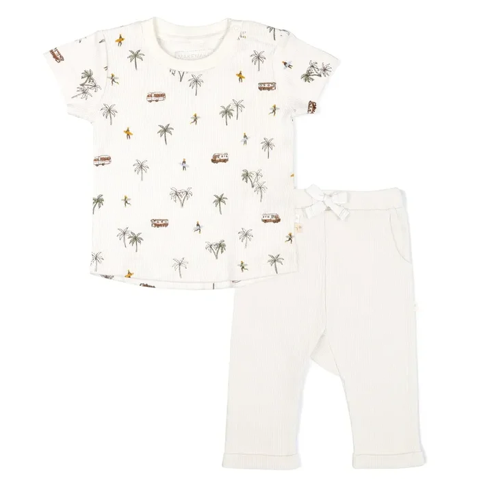 Organic Tee & Pants Set – Malibu