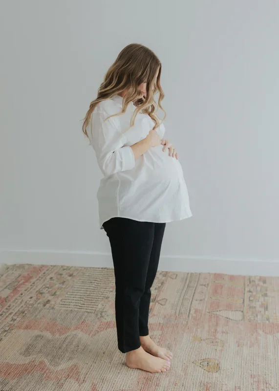 Oversized Cotton/Linen Button Down Shirt