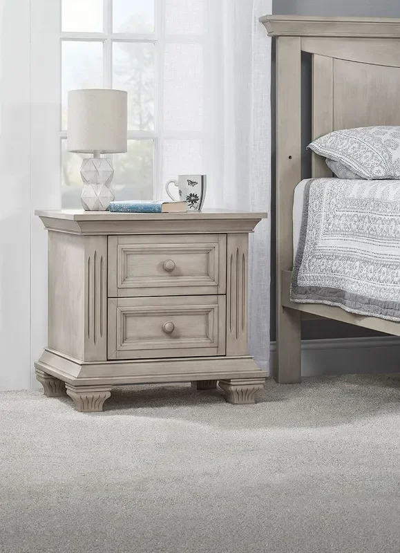 Oxford Baby Lakeville Nightstand in Stone Wash