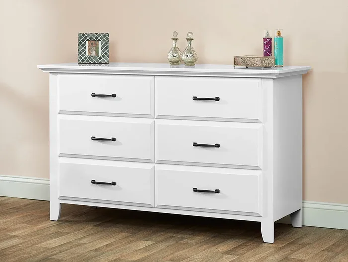Oxford Baby Willowbrook 6 Dr Dresser in White