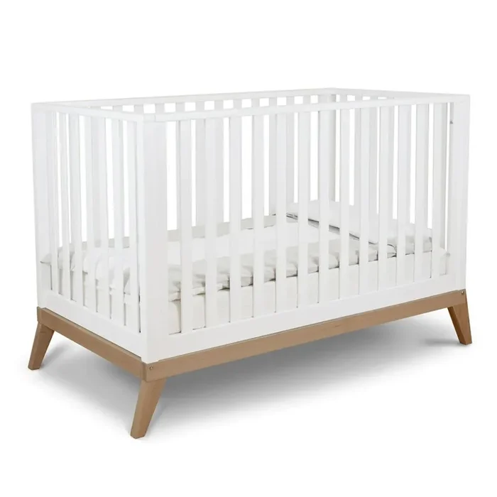Pali Donatello Classico Crib in White/Walnut