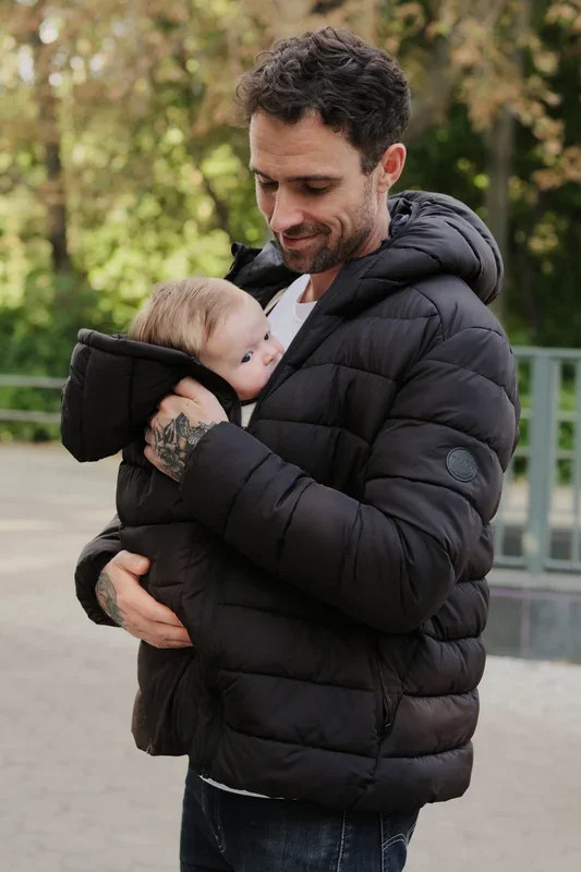 Papa Eco 2 in 1 Pufferjacke mit Babytrageeinsatz
