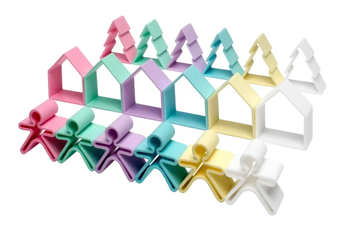 Pastel Kids, Houses & Trees 6 Pack