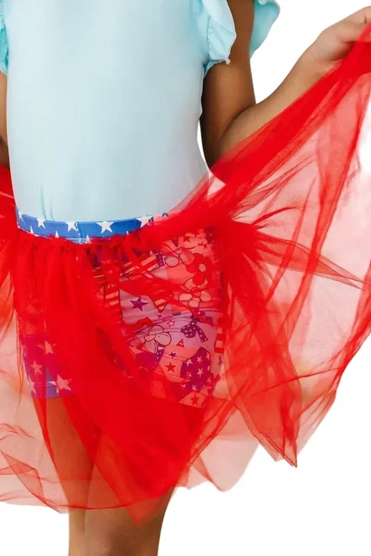 Patriotic Patchwork Tutu Shorts